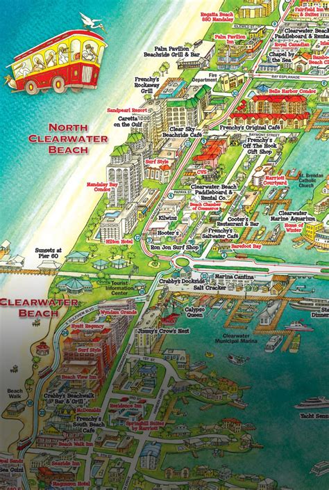 Clearwater Beach Florida Map Of Hotels - Printable Maps