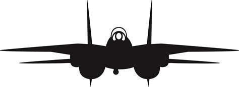 Fighter Jet Silhouette at GetDrawings | Free download