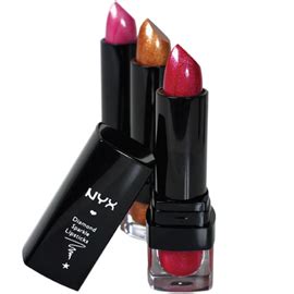 Sparklecrack Central: NYX Cosmetics’ Diamond Sparkle Lipstick collection review