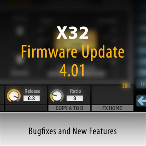 Behringer x32 firmware update - jaaceto