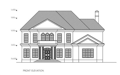 House Plan Elevation Drawings - Image to u