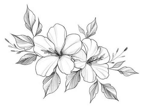 Violet Flower Outline - markanthonystudios.net