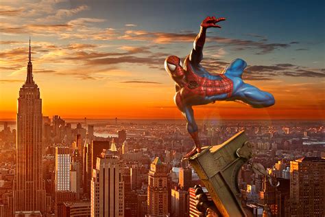 1920x1080 Spiderman In New York City Laptop Full HD 1080P HD 4k Wallpapers, Images, Backgrounds ...