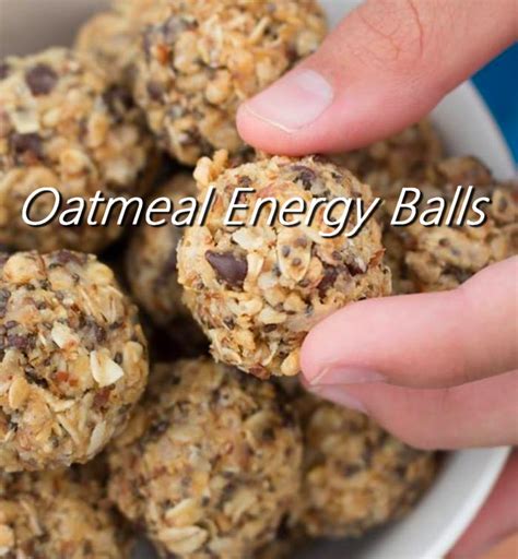 Oatmeal Energy Balls - Recipe Imajination