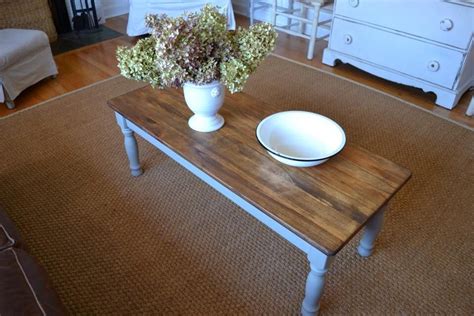 Refinished pine coffee table, base is Paris gray chalk paint distressed and waxed | Pine coffee ...