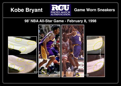 Lot Detail - Kobe Bryant 1998 All-Star Game Worn Sneakers - Apparent ...