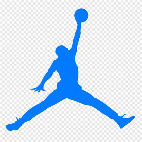 Jumpman T-shirt Air Jordan Nike Shoe, T-shirt, blue, hand png | PNGEgg