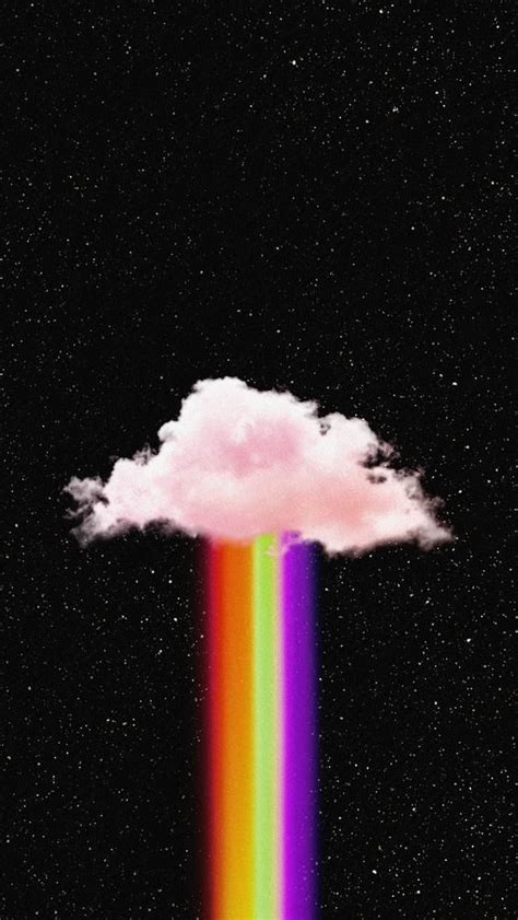 Rainbow Cloud iPhone Wallpaper