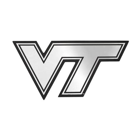 Virginia Tech Logo Magnet: Silver – Campus Emporium