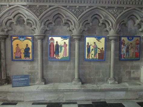 St Albans Cathedral | The St Amphibalus Icons Peter Murphy 2… | Flickr