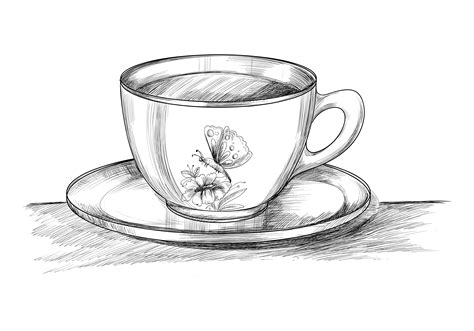 Coffee Cup Sketch Vector Art, Icons, and Graphics for Free Download