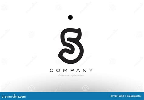 5 Number Logo Icon Template Design Stock Vector - Illustration of corporate, identity: 98915359