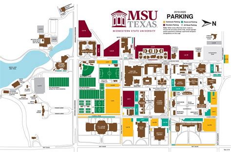 Campus Map | Midwestern State University Visitors Guide