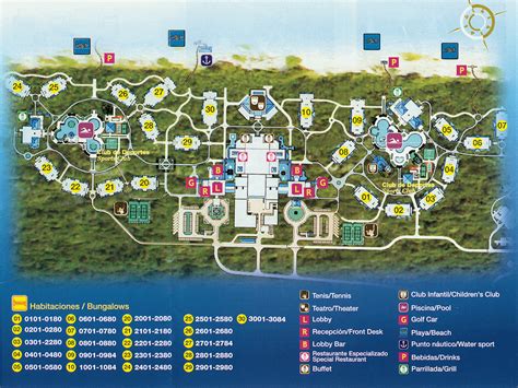 Map Layout Starfish Cayo Santa Maria (formerly HUSA and Barcelo) | Cayo ...