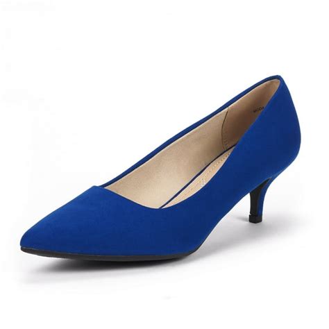 Dream Pairs - Dream Pairs Women's Dress Pump Shoes Low Heel Pointed Toe Wedding Party Heel Shoes ...