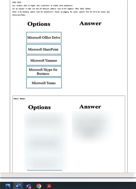 MS-900 Exam Diagram | Quizlet