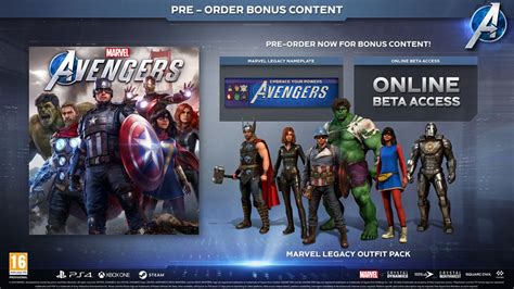 Marvel’s Avengers Special Editions Include 72-Hour Early Access, Beta Coming to PS4 First