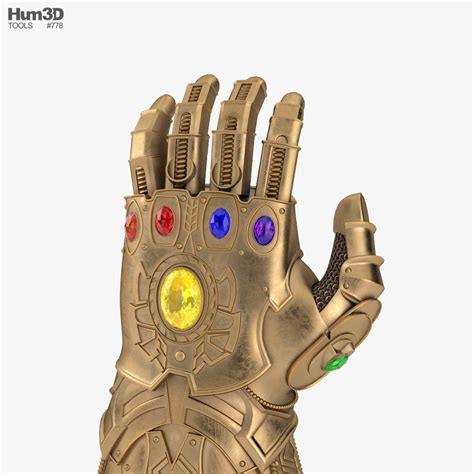 Thanos Infinity Gauntlet 3D model - Clothes on Hum3D