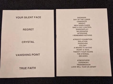 Peter Hook & The Light setlists from last night’s sold out show in ...