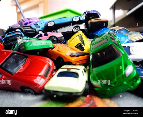 Toy Cars in a pile Stock Photo - Alamy