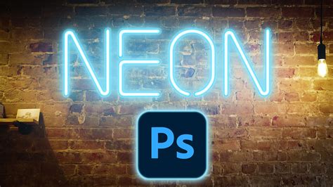 How to create a neon glow in Photoshop, layer style and font included. - PhotoshopCAFE