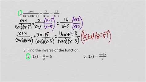 Integrated Math 3 Spring Final Review Part 1 - YouTube