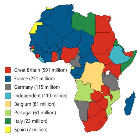 Colonial Map Of Africa 1914 - 7th Grade Cultural Geography: Colonial Africa: Why would ...