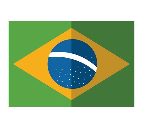 brazilian flag design 21387835 Vector Art at Vecteezy