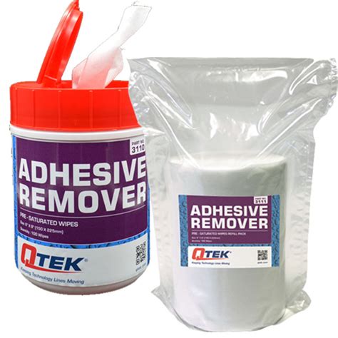 Adhesive Remover Wipes - QTEK