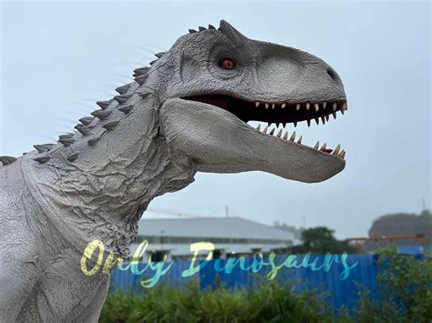 Rare Pure White Ultimate Overlord Indominus Rex Costume - MAEHON.COM