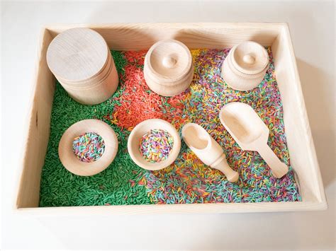 Wooden Sensory Bin Tools- Montessori toys – minty-sky.com