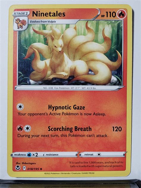 Ninetales 018/195 NM - Silver Tempest Pokemon Card $2 Combined Shipping | eBay
