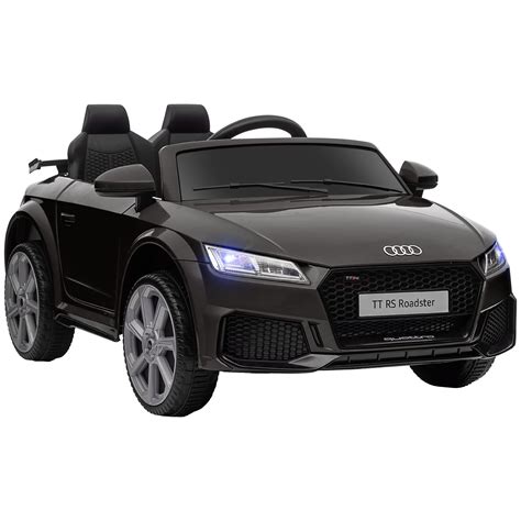 Aosom 6V Audi TT RS Kids Electric Sports Car Ride On Toy One Seat with Remote Control - Black ...