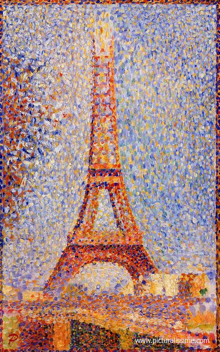 Seurat la Tour Eiffel