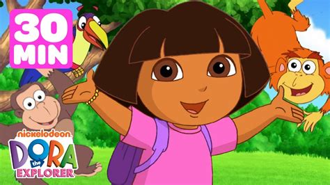 Dora's Rainforest Rescues & Adventures! 🦜 30 Minute Compilation | Dora the Explorer - YouTube