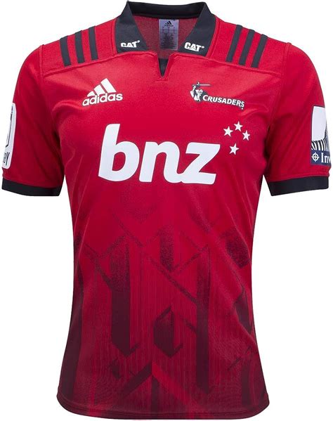 Amazon.com: adidas Crusaders Home Rugby Jersey Red: Clothing