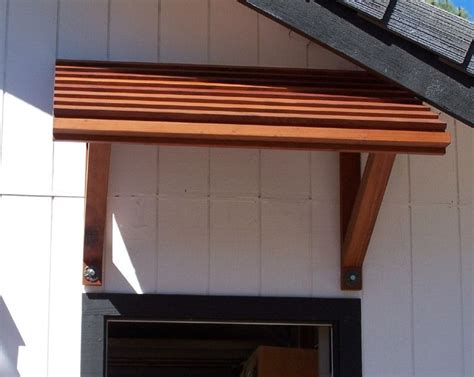 Wood Window Awnings - DIY