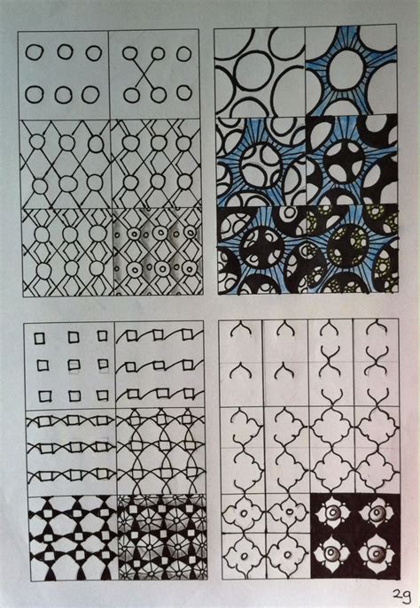 Zentangle tutorial Zentangle stappenplan | Zentangle patterns ...