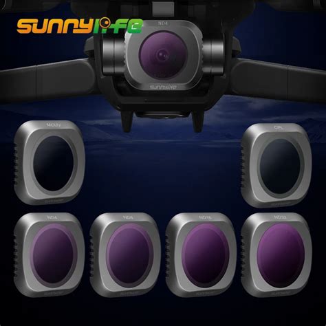 Sunnylife ND Filters Set for DJI Mavic 2 Pro Drone MCUV CPL ND(4/8/16 ...