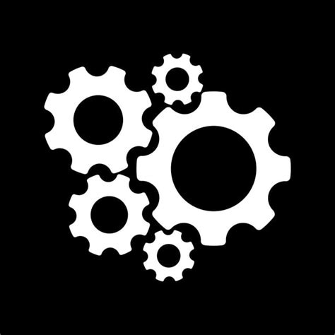 Gear Cog Vector Hd Images, 5 Gear Or Cog Vector Icon, Gear Icons, Cog Icons, Gear Clipart PNG ...