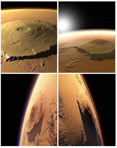 Olympus Mons on Mars is the tallest volcano in the Solar System. It's ...