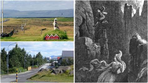 Many Icelanders believe that the Huldufólk, a race of elves, live among them but in smaller houses