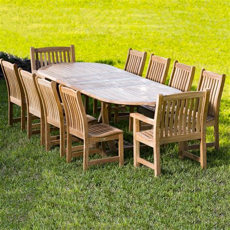 Teak Furniture Dining Set for 8 to 10 - Westminster Teak Outdoor Furniture