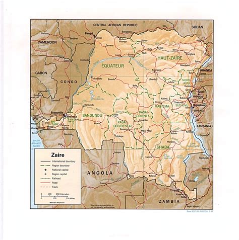 Congo Democratic Republic Maps - Perry-Castañeda Map Collection - UT ...