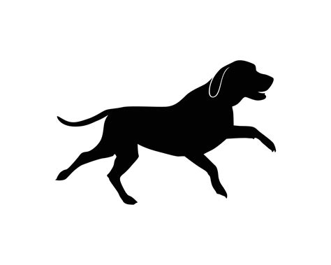 Dog silhouette vector template 15593707 Vector Art at Vecteezy