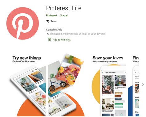 Pinterest launches a new 'Lite' app for emerging markets | TechCrunch