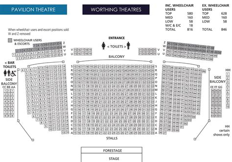 Worthing Pavilion Seating Plan - Image to u