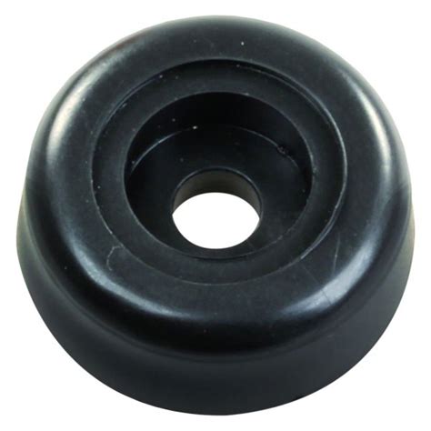 JR Products® 11005 - Black Rounded Wall Interior Door Bumpers