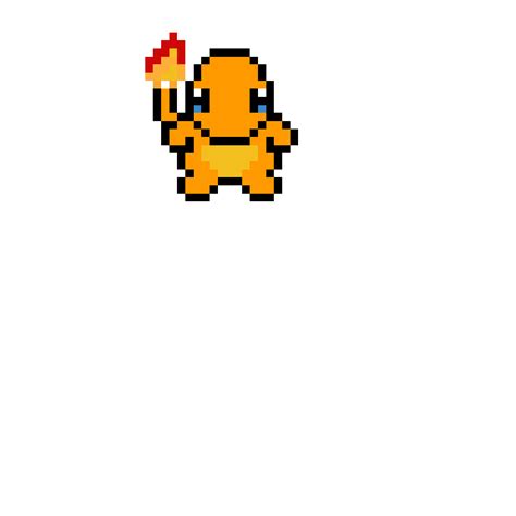 Charmander pixel art