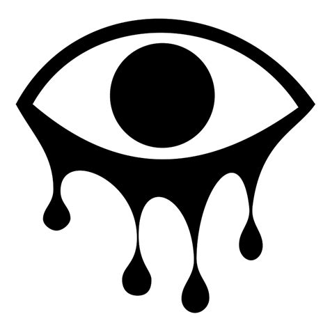 Bleeding-eye icon. Free download transparent .PNG | Creazilla